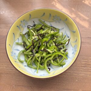 ジャンピーの刻み昆布和え